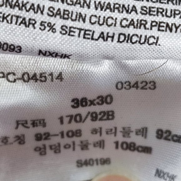 Levi's 514 straight fit jeans black men's size 36x30 - Picture 6 of 9